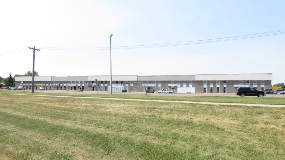 Red Deer Industrial Plaza before renovation