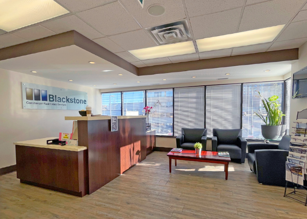 Alliance West's Horton Road Plaza office reception, Calgary